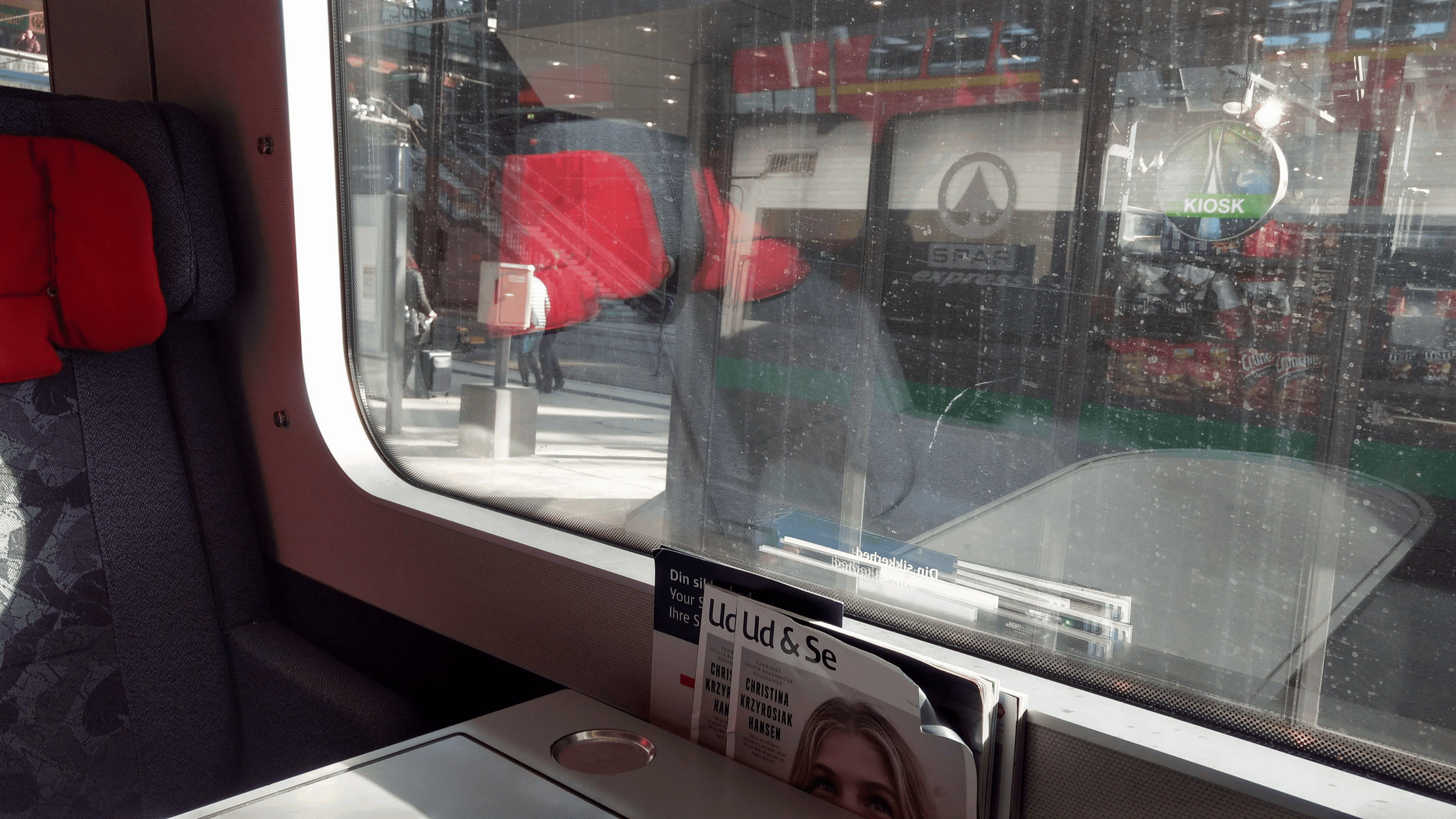 Blick auf den Bahnsteig
