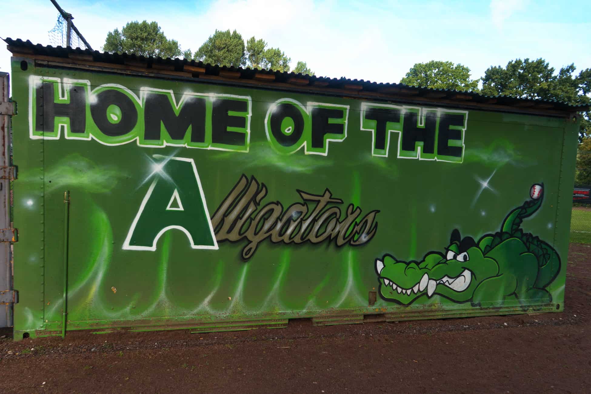 Eingan zum EBE-Ballpark, Elmshorn